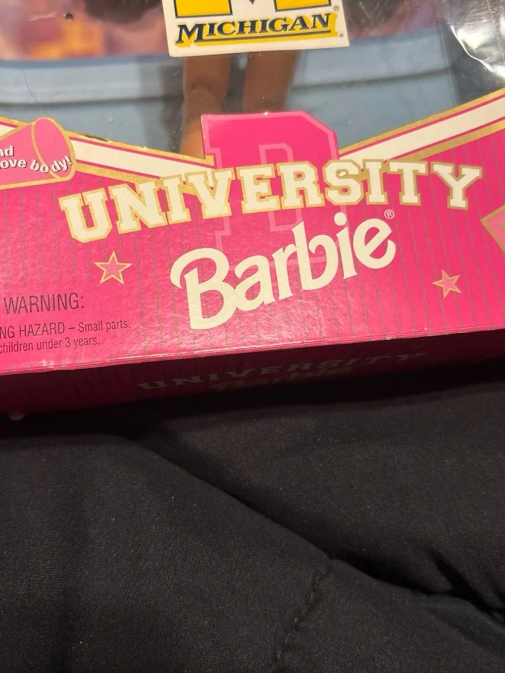 Barbie Michigan University Cheerleader Doll - Blue & White